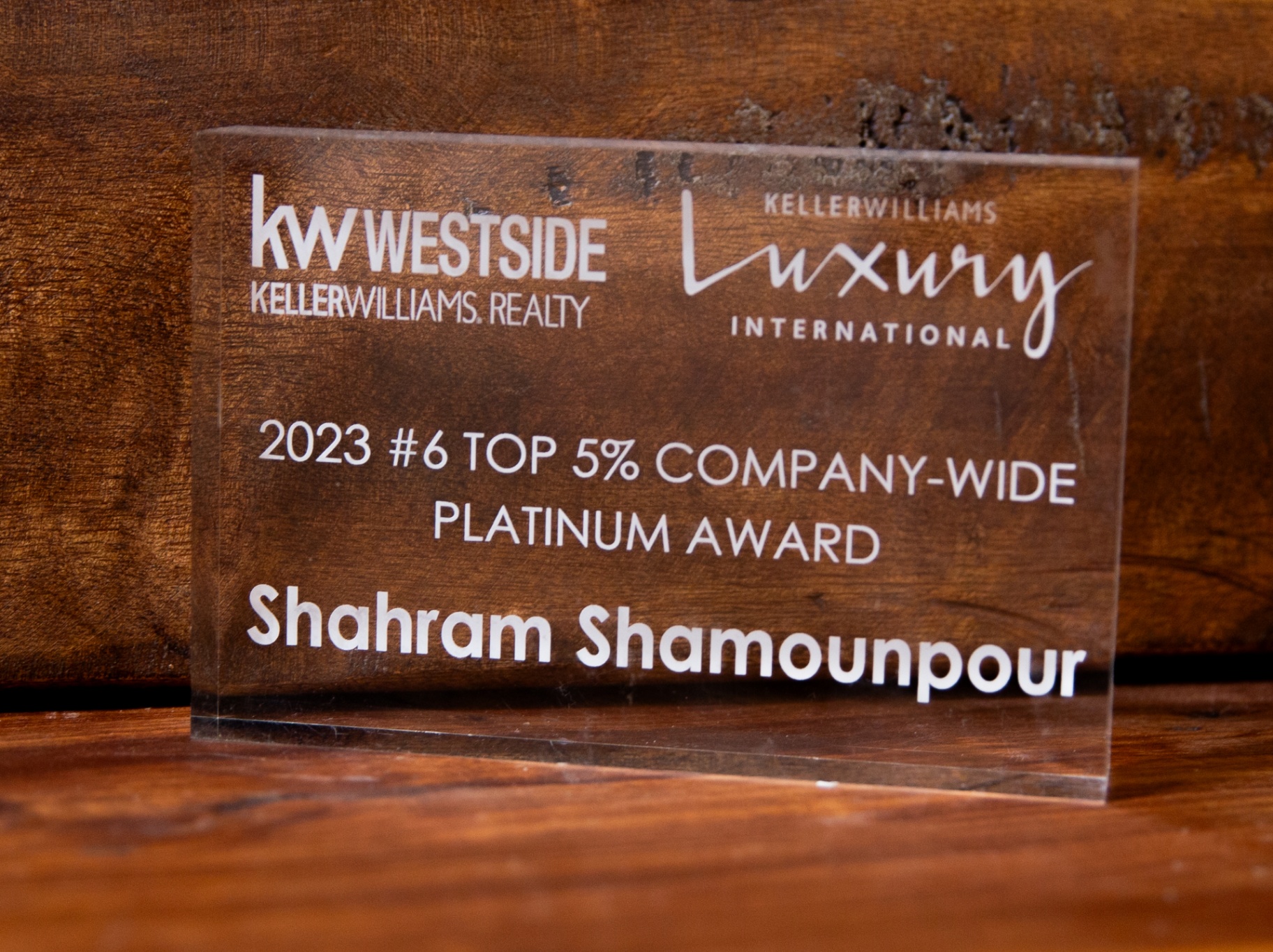 Platinum Award — Top 5% Company-Wide — 2023