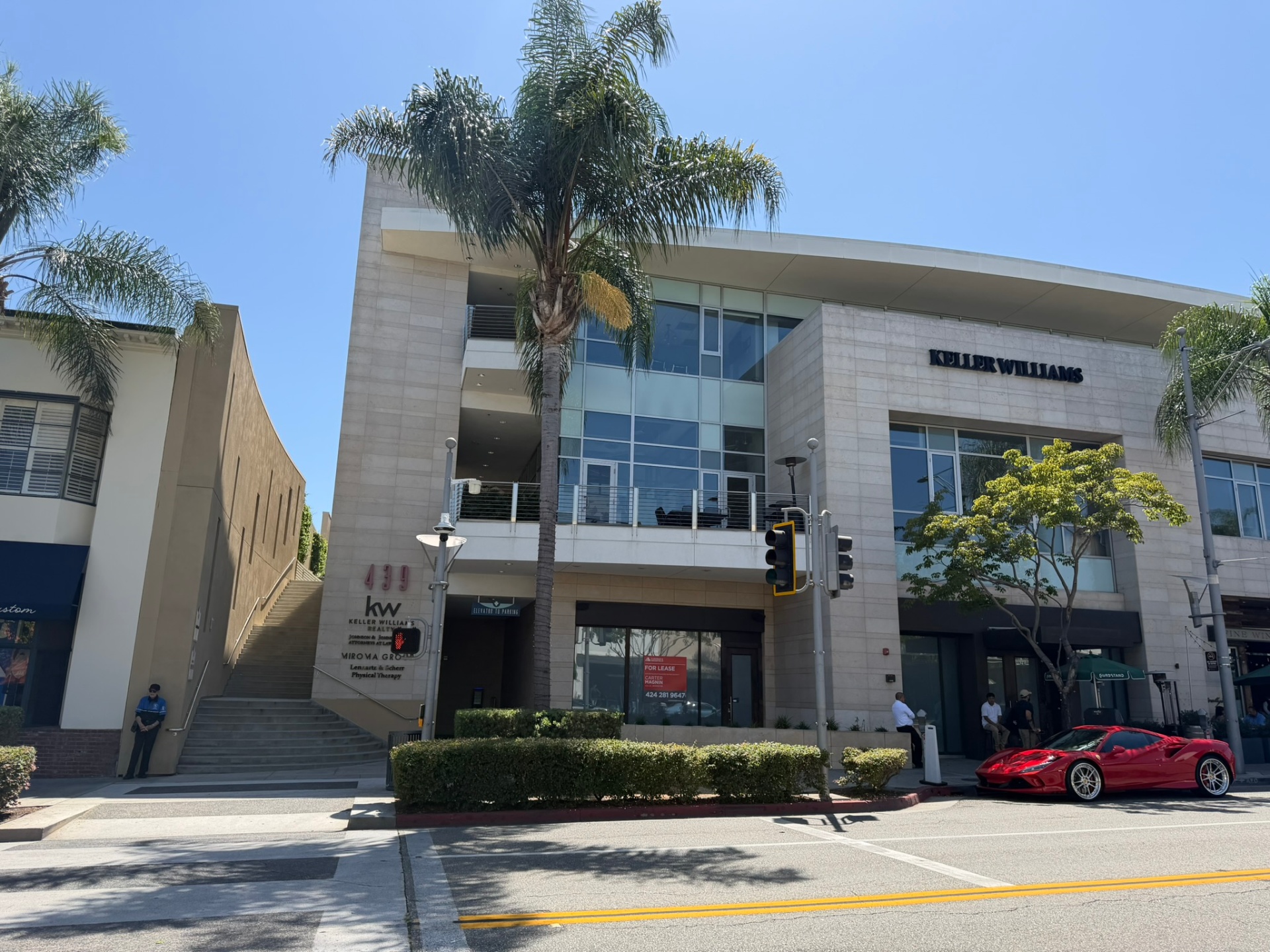 439 N Beverly Drive — Keller Williams Beverly Hills building, home of California Luxury Investments.