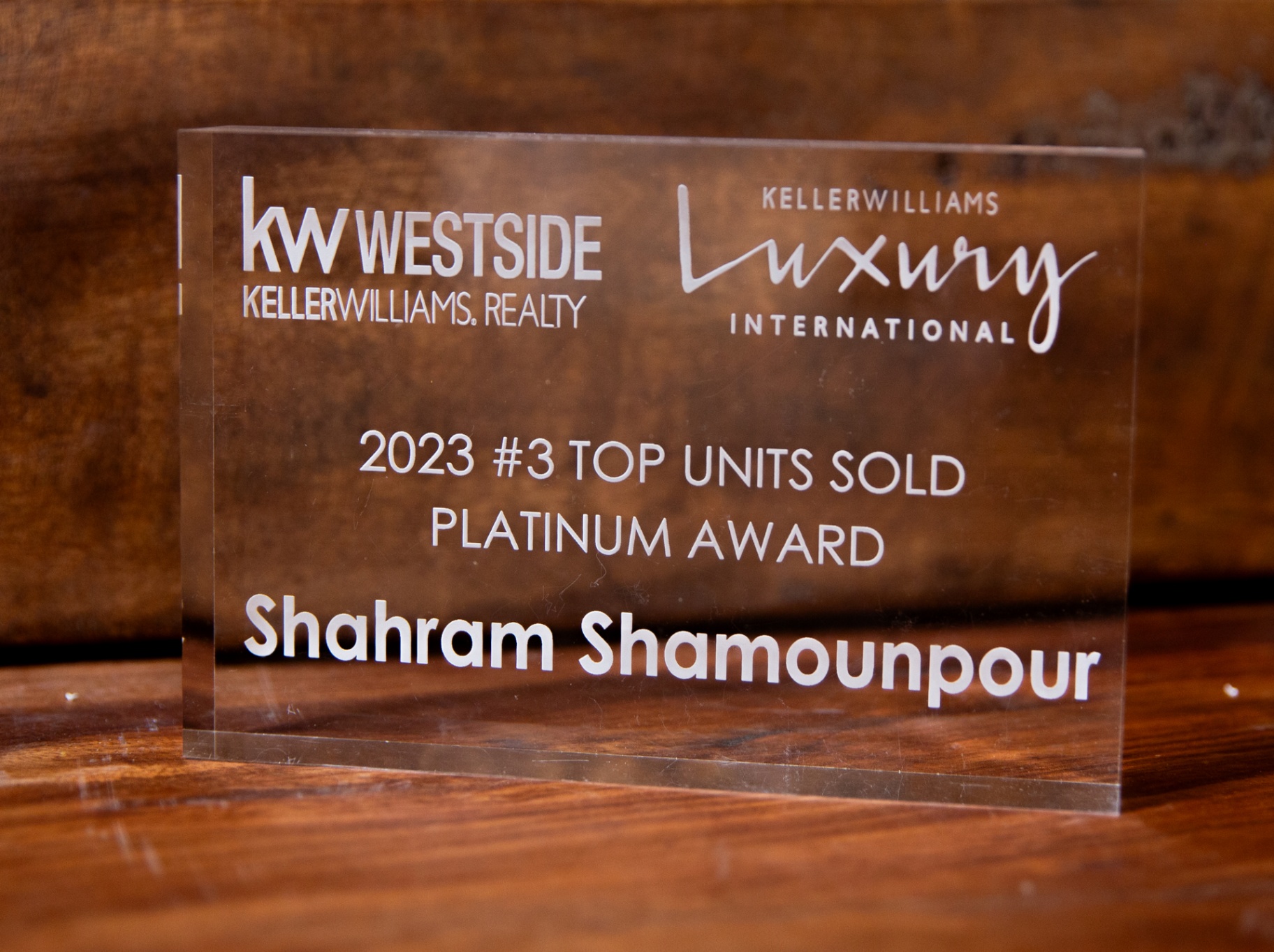 Platinum Award — #3 Top Units Sold — 2023