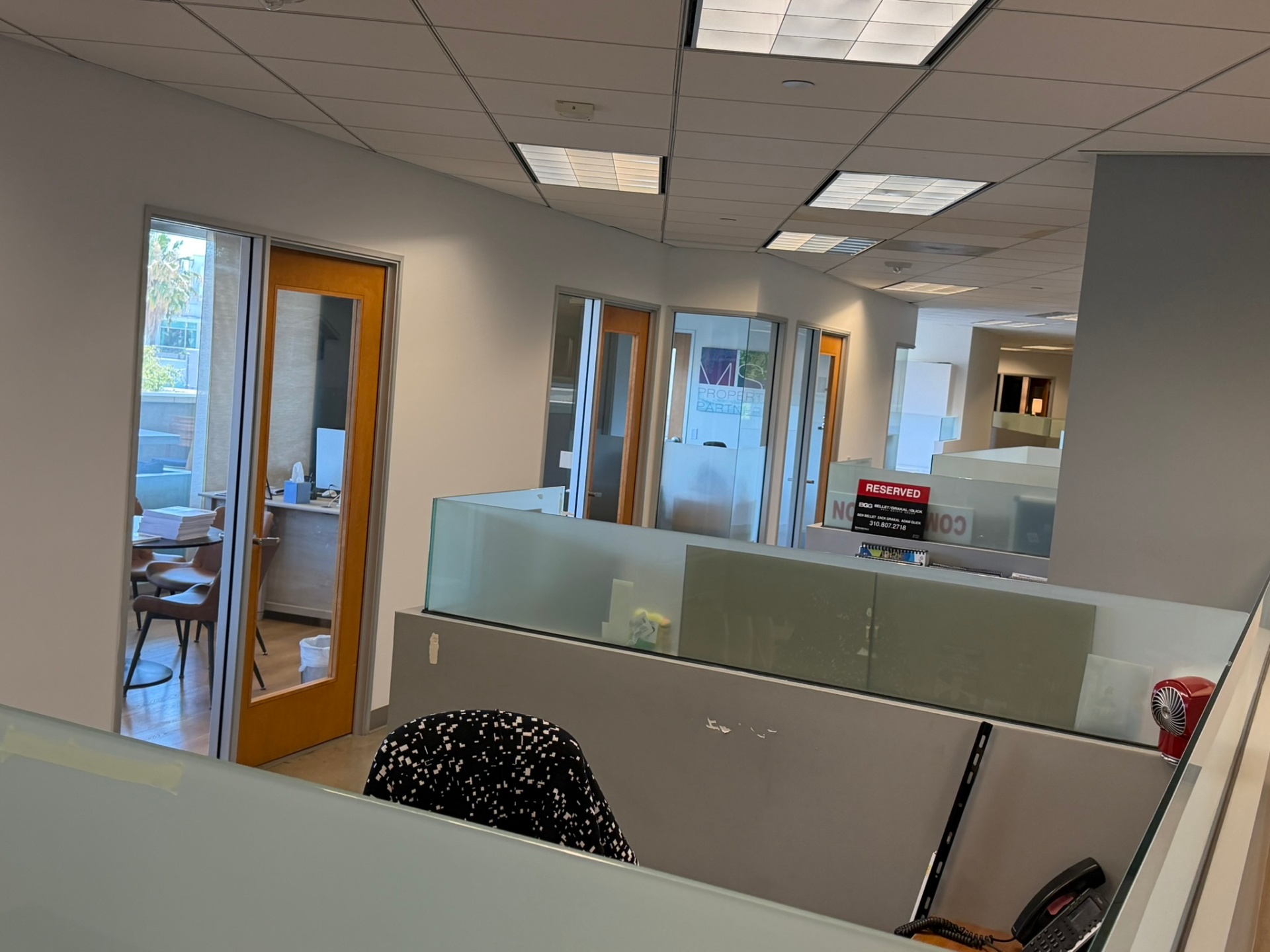 Interior view of the Keller Williams Beverly Hills office shared by California Luxury Investments.